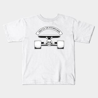 SKULL SKATEBOARD Kids T-Shirt